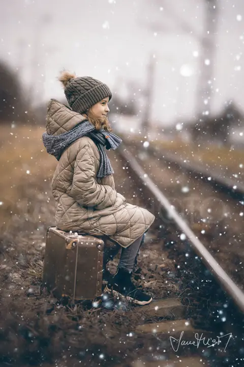 Detská exteriérová fotografia – úprava